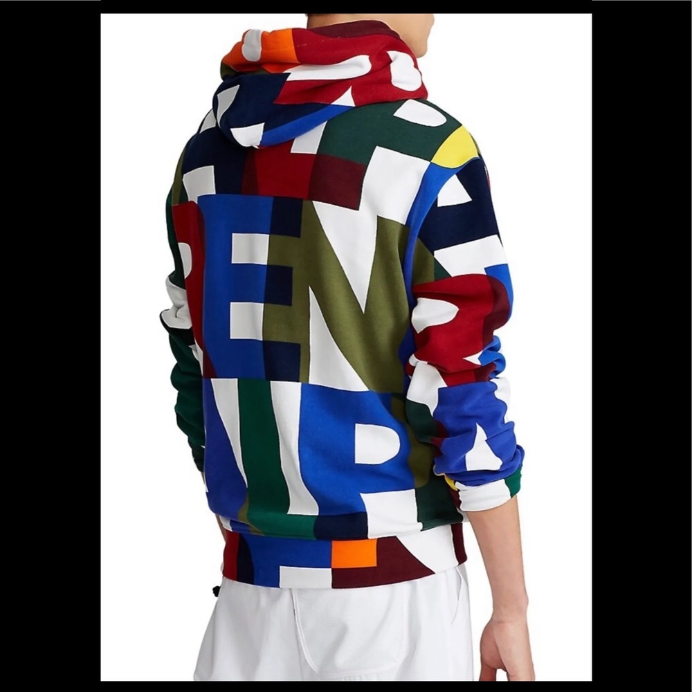 Polo Ralph Lauren Multicolor MONOGRAM LOGO Hooded Sweatshirt - Picture 8 of 16